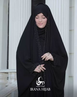 چادر عربی اصیل گلدوزی طرح گندم