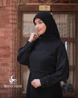 روسری حریر نگین شکوفه