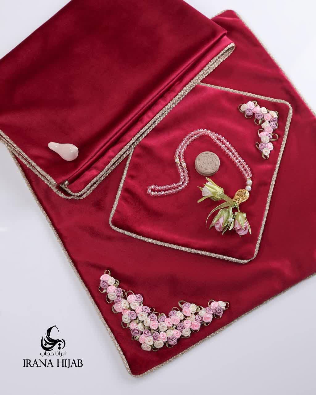 ست دو تیکه جانماز ربان دوزی